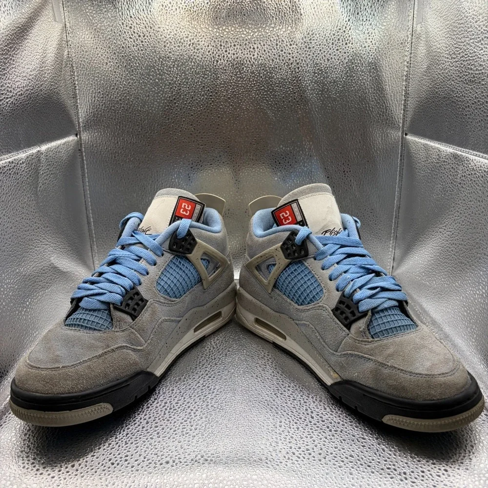 Size 7.5 Nike Air Jordan 4 Retro UNC University Blue Mens Shoes CT8527-400